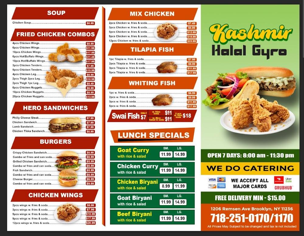 Kashmir Halal Gyro Menu image 2